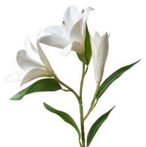 Velká umělá květina bílá lilie – 71 cm
