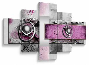 Obraz abstrakce (125x70 cm)