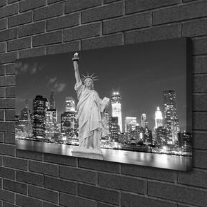 Obraz na plátně Socha Svobody New York 125x50 cm