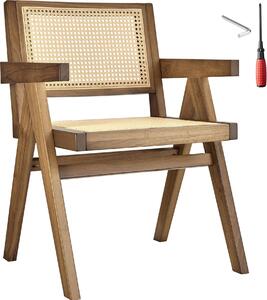 Tectake® Lissy křeslo v boho stylu 59 x 56,5 x 82,5 cm, nosnost 120 kg