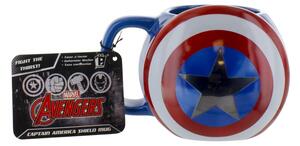 Hrnek Captain America - 3D štít