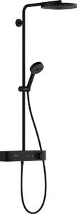 Hansgrohe Pulsify S, Showerpipe 260 1jet s termostatem ShowerTablet Select 400, černá matná, HAN-24220670
