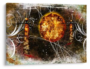 Obraz starověké dobové malby (70x50 cm)