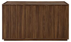 CALICOSY – Komoda se 3 dvířky, Imitace ořech, šířka 140 cm – ABEL
