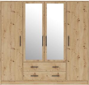 SMART r | šatní skříň SRL1 + zrcadlo | 200 cm | artisan