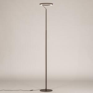 Stojací LED lampa s dotykovým stmívačem Gamma Brown (LMD)