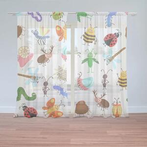 Sablio Záclony Hmyz: 2ks 150x250cm