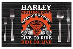 Sablio Prostírání Harley-Davidson Live to ride, ride to live: 40x30cm