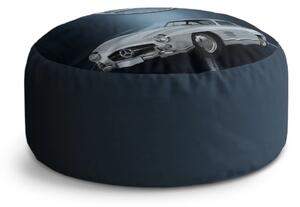 Sablio Taburet Circle Mercedes-Benz 300 SL V lese: 38x48 cm