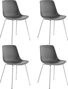 Plastová židle tectake® Mave velká plastová skořepina 46 x 55 x 80,5 cm