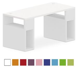 Artspect DS304-B-1607 - Stůl s úložnými podnožemi 160x70cm - Brillint white