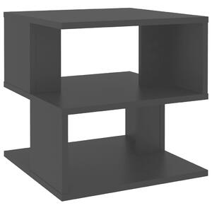 Odkládací stolek černý 40 x 40 x 40 cm dřevotříska