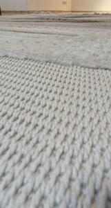 HU Moderní béžový koberec TWIST BEIGE 30629A Rozměr: 60x100 cm