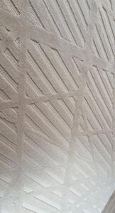 HU Moderní béžový koberec TWIST BEIGE 20294A Rozměr: 60x100 cm