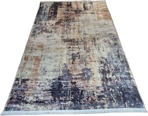 HU Šedo-béžovo-modrý moderní koberec VELVET M299 Rozměr: 50x80 cm