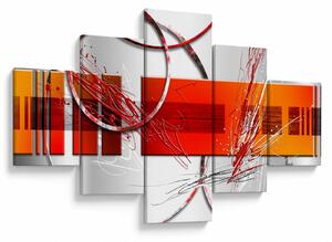 Abstraktní obraz (125x70 cm)