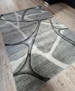 HU Šedý abstraktní koberec Rio 815A-D.grey-L.grey Rozměr: 60x100 cm