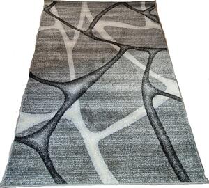 HU Šedý abstraktní koberec Rio 815A-D.grey-L.grey Rozměr: 60x100 cm