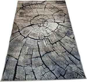HU Hnědý přírodní koberec Loft z kmenů, obdélníkový, vzor dřeva Rozměr: 60x100 cm