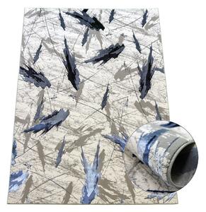 BE Koberec Allianz 6310 Navy - tmavě modrý, béžový obdélníkový Rozměr: 60x100 cm