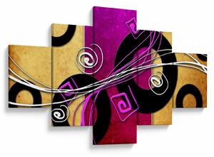 Obraz abstrakce (125x70 cm)