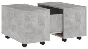 Konferenční stolek betonově šedý 60 x 60 x 38 cm dřevotříska