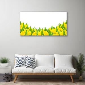 Obraz na plátně Květiny Příroda Tulipány 125x50 cm