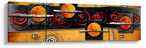 Obraz abstrakce - Planety (170x50 cm)