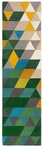 VLNĚNÝ KOBEREC, 230/60 cm, zelená, vícebarevná - Online Only koberce & rohožky, Online Only