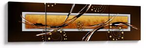 Obraz abstrakce - Motýli (170x50 cm)