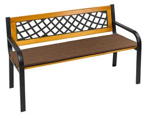 BELLATEX Sedák na lavici hladký Hnědá 40x120 cm