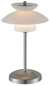 Opálově bílá stolní lampa Halo Design Dallas 30 cm
