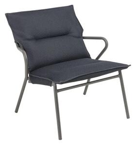 Nízké polstrované křeslo VENCE BeComfort šedá Dark Grey