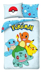 Halantex Bavlněné povlečení 140x200 + 70x90 cm - Pokémon Best Friends