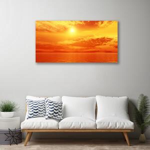 Obraz na plátně Slunce Moře Krajina 140x70 cm