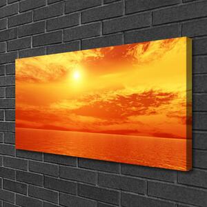 Obraz na plátně Slunce Moře Krajina 140x70 cm