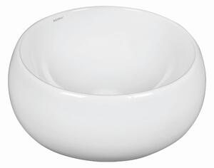 Novoterm Keramické umyvadlo na desku NV-KR-802 (ø 40,5 cm) bílé
