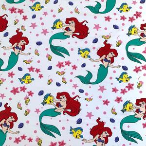 Jerry Fabrics Bavlněné napínací prostěradlo 90x200 + 25 cm - Ariel "Friends 02"