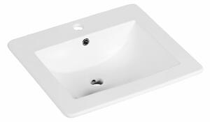 Novoterm Zápustné keramické umyvadlo NV-KR-530, bílé