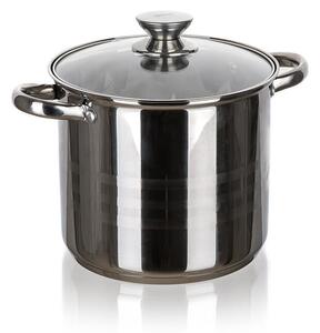 Hrnec nerezový se skleněnou poklicí Living 5,6 l