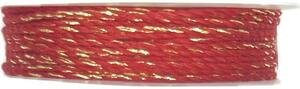 Dekorační provázek COUNTDOWN RED GOLD zlatý 1mm x 5m (3,- Kč/m)