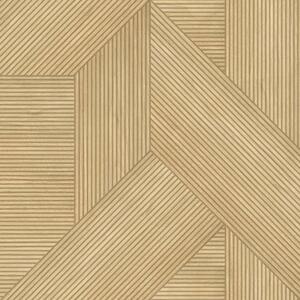 Béžová geometrická vliesová tapeta na zeď, imitace obkladu, RE25181, Reflect, Decoprint