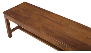 Lavice z teakového dřeva, 157x44x44cm