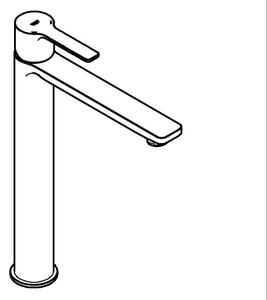 GROHE 23405DC1 - Umyvadlová baterie LINEARE DN 15 nerez