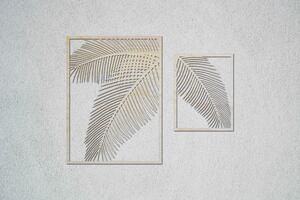 Palmové listy Velikost: 30 cm, Barva pozadí: Bez pozadí, Barva obrysu: Přírodní