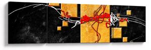 Abstraktní obraz - Tanečnice (170x50 cm)