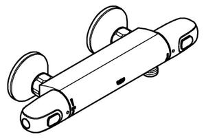 GROHE 34550000 - Termostatická sprchová baterie GROHTHERM 1000 DN 15 chrom