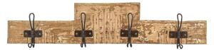 Věšák z teakového dřeva, ručně vyřezávaný, 92x8x21cm