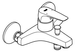GROHE 23772000 - Vanová baterie START FLOW 150 mm lesklý chrom