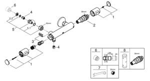 GROHE 34799000 - Termostatická sprchová baterie PRECISION FLOW DN 15 chrom